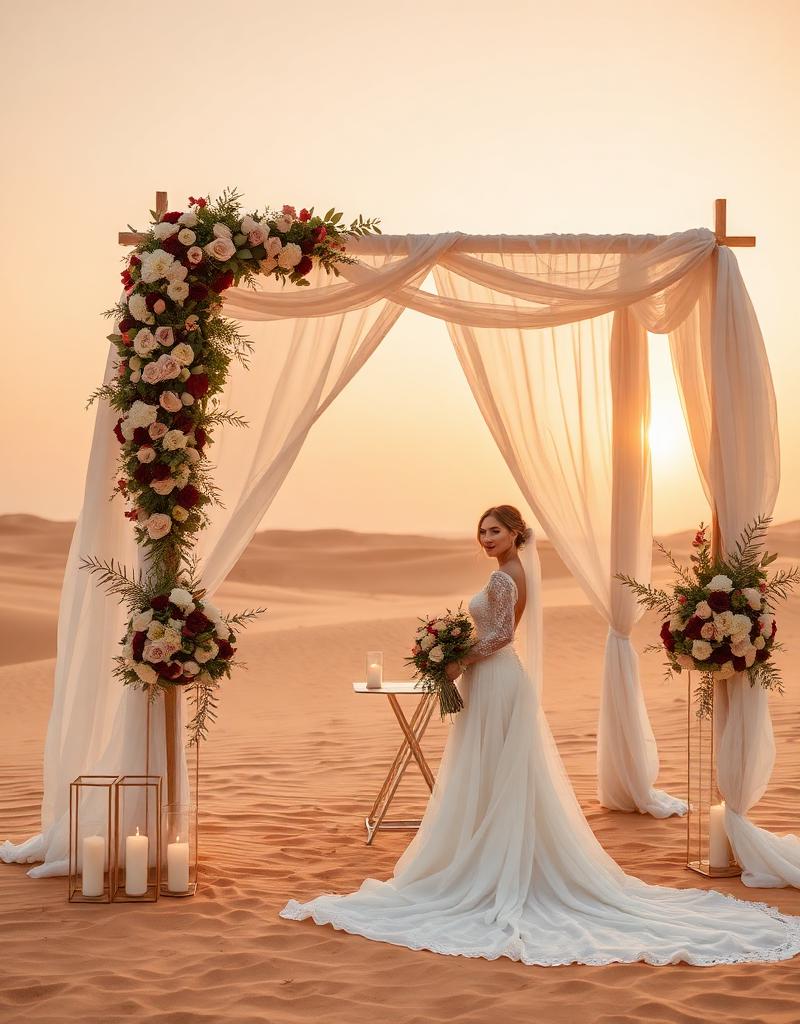 Full service luxury wedding planner UAE desert ceremony